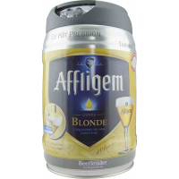 Photographie d'un fût de bière AFFLIGEM BLONDE 5 L