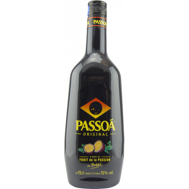 Photographie d'une bouteille de Passoa Passion