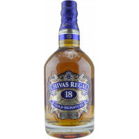 Photographie d'une bouteille de Whisky Chivas Regal 18 ans