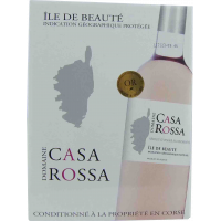 Photographie d'une bouteille de vin rosé DOMAINE CASA ROSSA