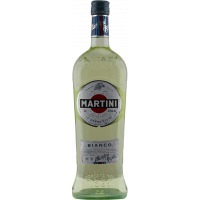 Photographie d'une bouteille de martini bianco