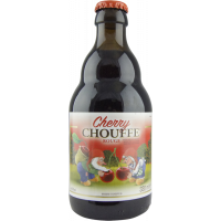 Photographie d'une bouteille de bière Cherry Chouffe Rouge 33cl