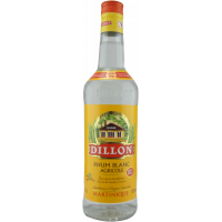 Photographie d'une bouteille de Rhum Blanc Agricole Dillon