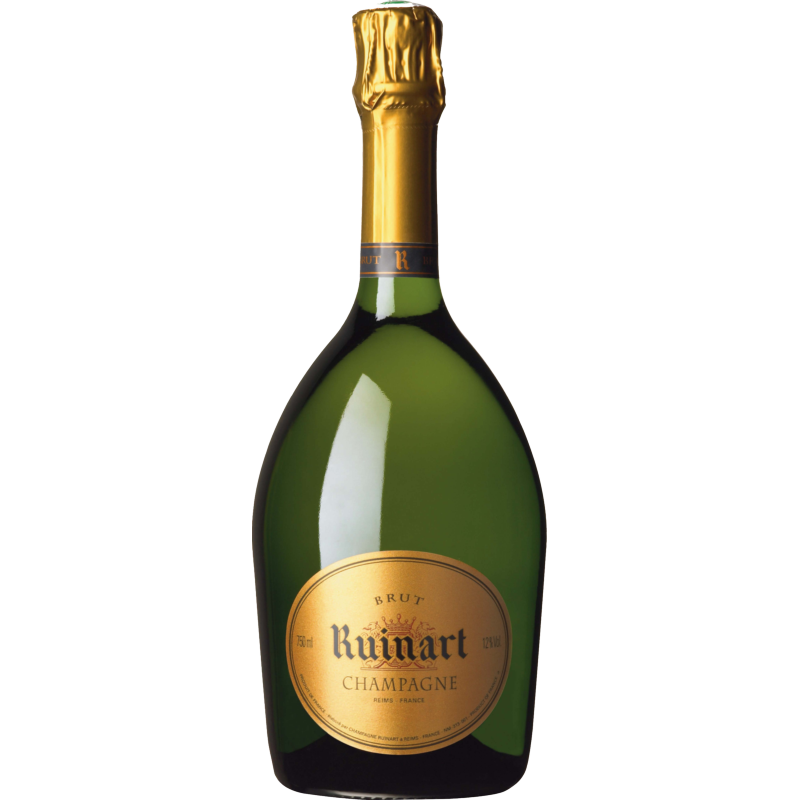 Photographie d'une bouteille de CHAMPAGNE R DE RUINART BRUT