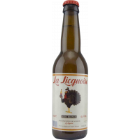 Photographie d'une bouteille de bière La Licquoise Blonde 33cl