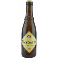 Photographie d'une bouteille de bière Westmalle Tripel 33cl