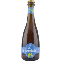 Photographie d'une bouteille de bière La Goudale IPA 33cl