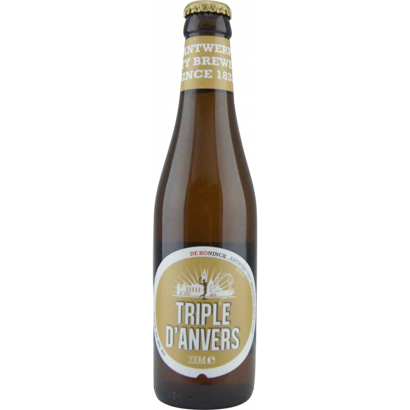 Photographie d'une bouteille de bière Triple d'Anvers 33cl