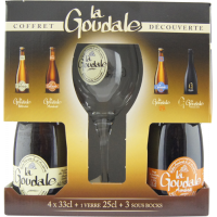 Coffret Bois Lancelot 7 Bières & 1 Verre - Coffrets bières - Le