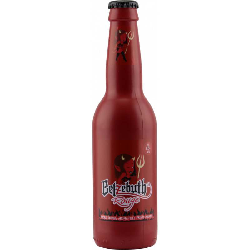 Photographie d'une bouteille de bière Belzebuth Rouge 33cl