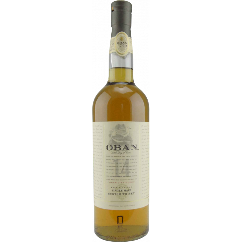 Photographie d'une bouteille de WHISKY OBAN 14 ANS