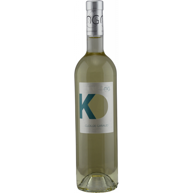 Photographie d'une bouteille de vin blanc K CLOS DE GARAUD VAUCLUSE