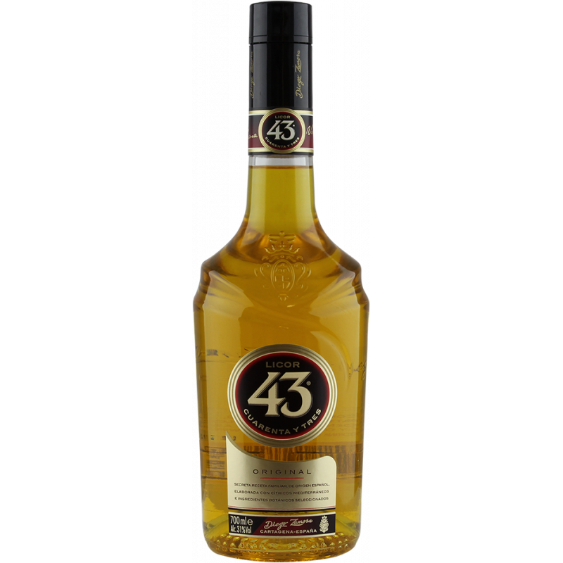 Photographie d'une bouteille de Licor 43 Original