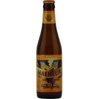 Photographie d'une bouteille de bière MALHEUR 8 BLONDE