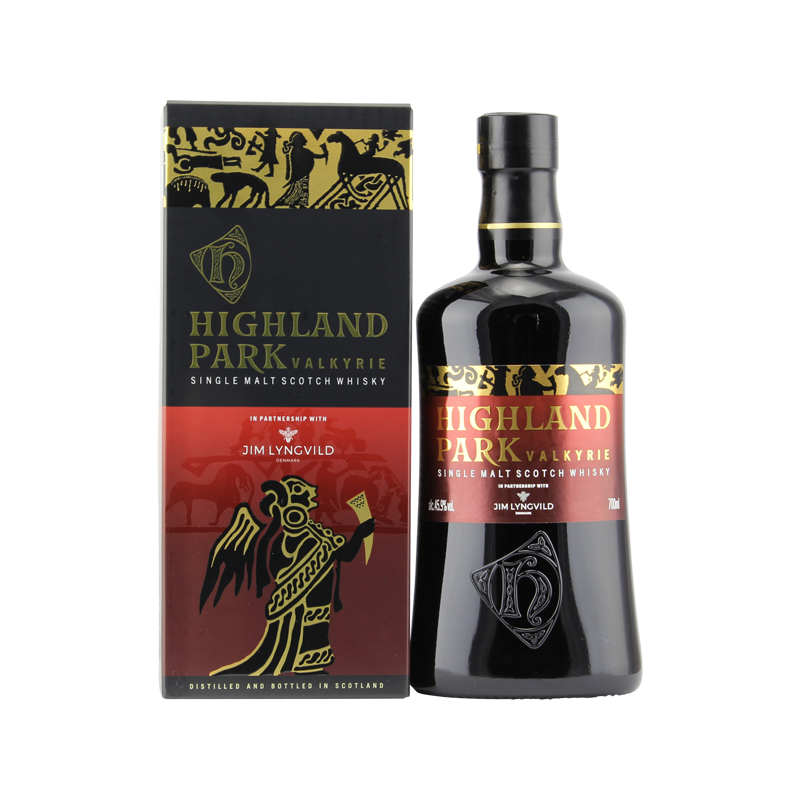 Photographie d'une bouteille de Whisky Highland Park Valkyrie