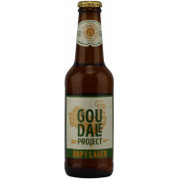 Photographie d'une bouteille de bière Goudale Project HOP Lager 25cl