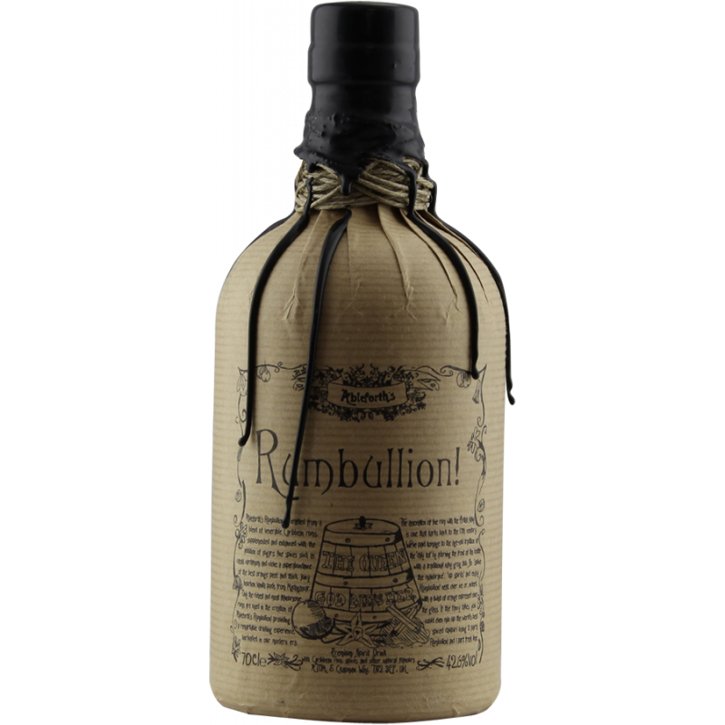 Photographie d'une bouteille de Rhum Ableforth Rumbullion