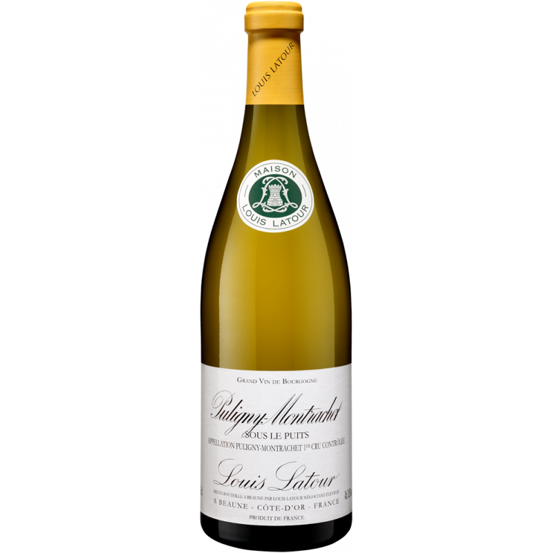 Photographie d'une bouteille de vin blanc LOUIS LATOUR SOUS LE PUITS