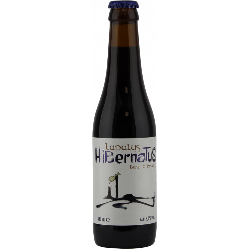 Photographie d'une bouteille de bière LUPULUS HIBERNATUS 33CL