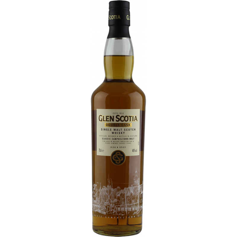 Photographie d'une bouteille de Whisky Glen Scotia Double Cask