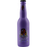 Photographie d'une bouteille de bière Belzebuth Violette 33cl