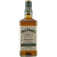 Photographie d'une bouteille de Whisky Jack Daniel's Rye