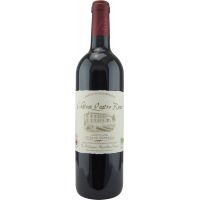 Photographie d'une bouteille de vin rouge Château Quatre Rieux AOC Côtes de Bordeaux 75 cl