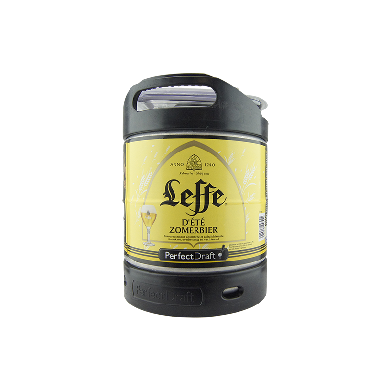 Photographie d'un fût de bière Leffe d'été Fût 6L
