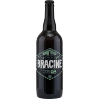 Photographie d'une bouteille de bière Bracine Blonde Pale Ale 75 cl