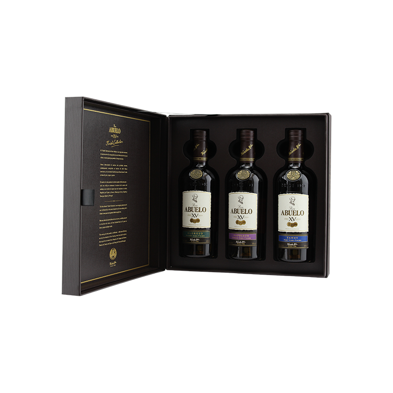 Photographie d'une bouteille de Coffret Rhum Abuelo 15 ans