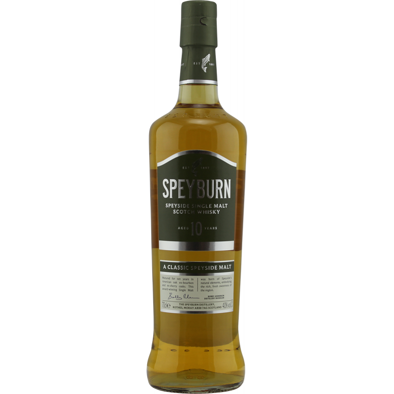 Photographie d'une bouteille de Whisky Speyburn 10 ans