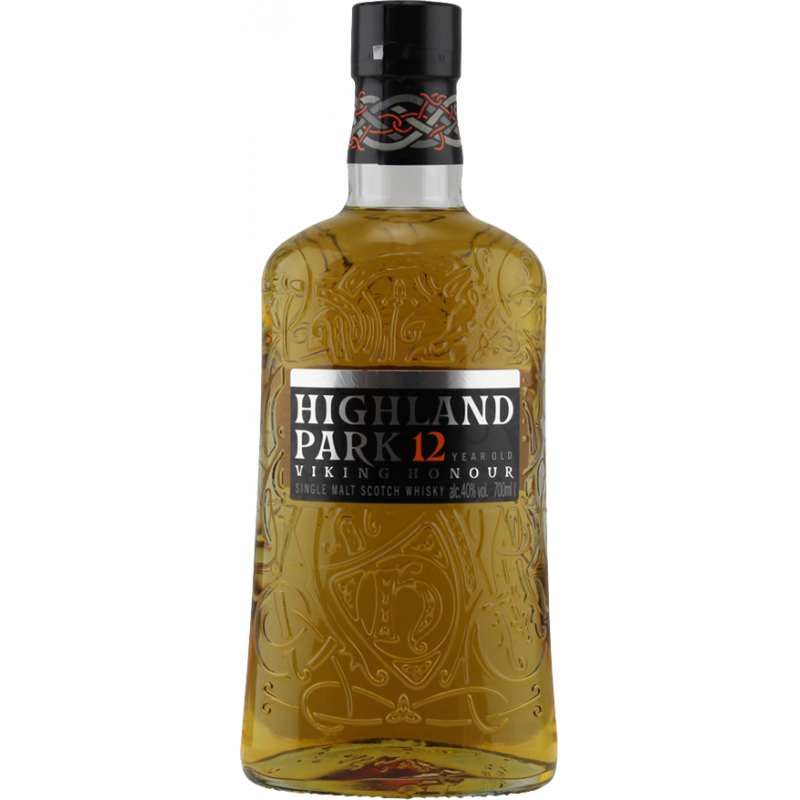 Photographie d'une bouteille de Whisky Highland Park 12 ans