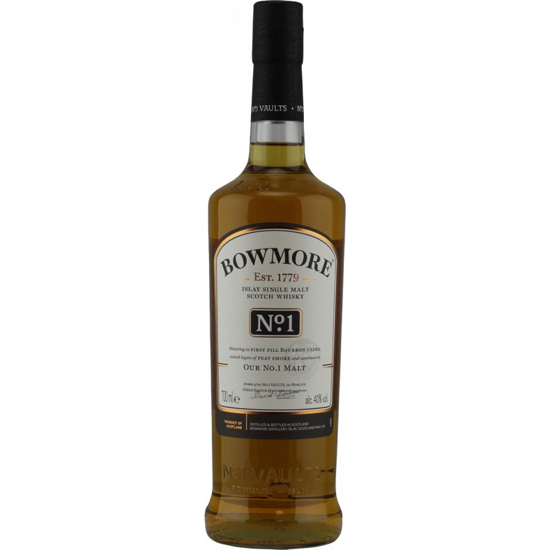 Photographie d'une bouteille de Whisky Bowmore n°1