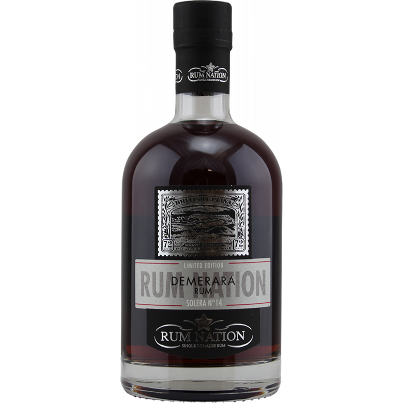 Photographie d'une bouteille de Rhum Nation Demerara Solera n°14