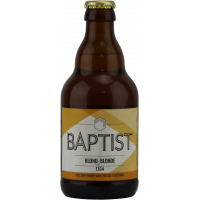 Photographie d'une bouteille de bière Baptist Blonde 33cl