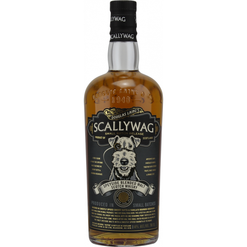 Photographie d'une bouteille de Whisky Scallywag Small Batch Release