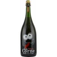 Photographie d'une bouteille de bière La Corne Triple du Bois des Pendus 1.5L