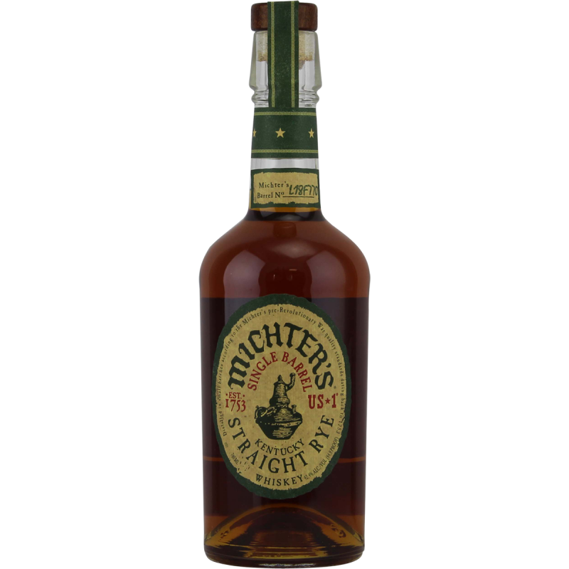 Photographie d'une bouteille de Whisky Michter's US 1Straight Rye