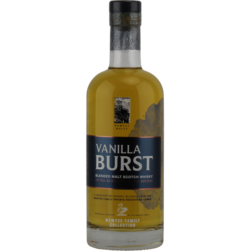 Photographie d'une bouteille de Whisky Vanilla Burst Wemyss