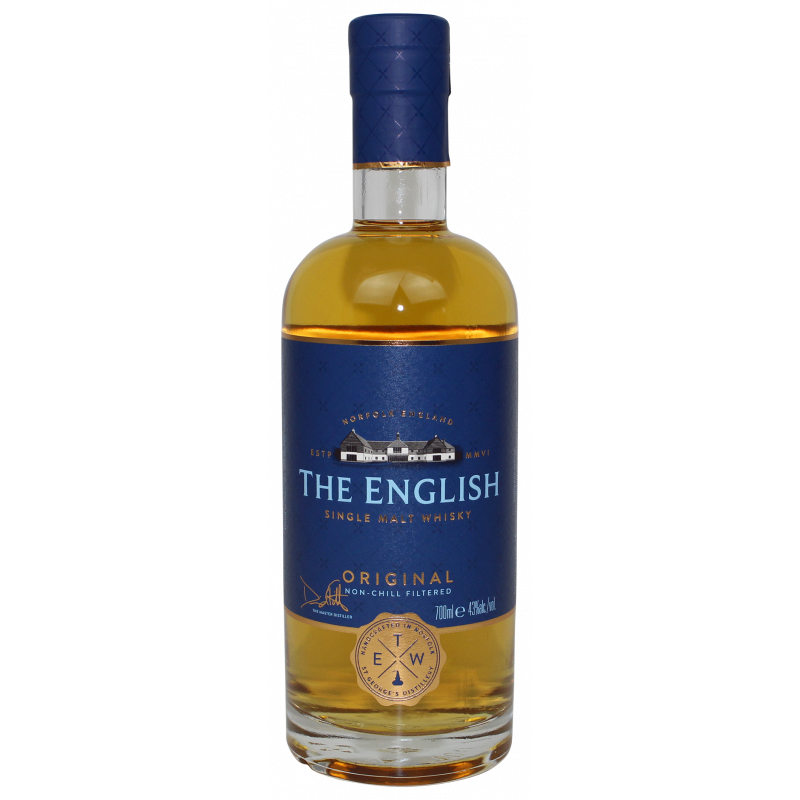 Photographie d'une bouteille de Whisky The English Original Single Malt