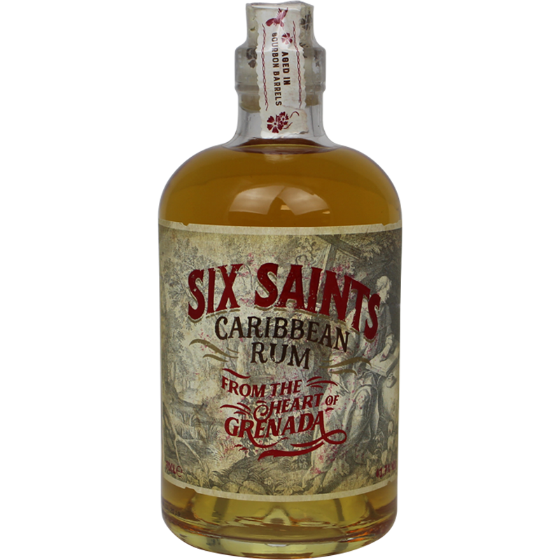 Photographie d'une bouteille de Rhum Six Saints