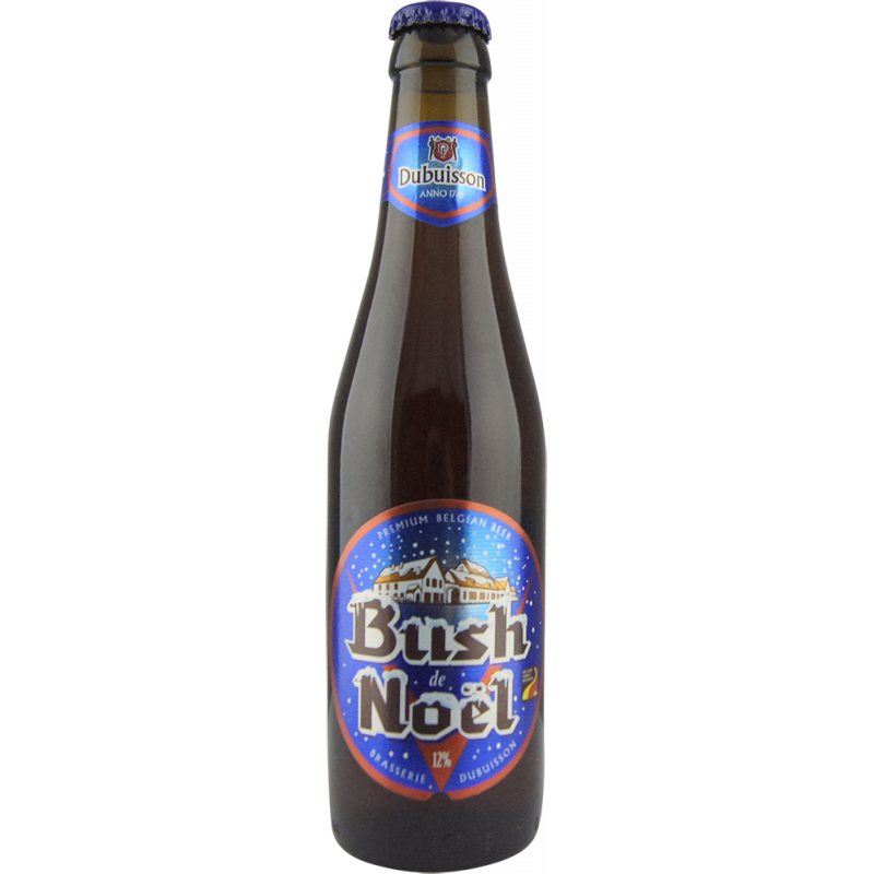 Photographie d'une bouteille de bière Bush de Noël 33cl