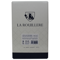 Photographie d'une bouteille de vin rosé DOMAINE DE LA ROUILLERE