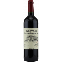 Photographie d'une bouteille de vin rouge chateau haut marbuzet aoc rouge 2018 75 cl cb