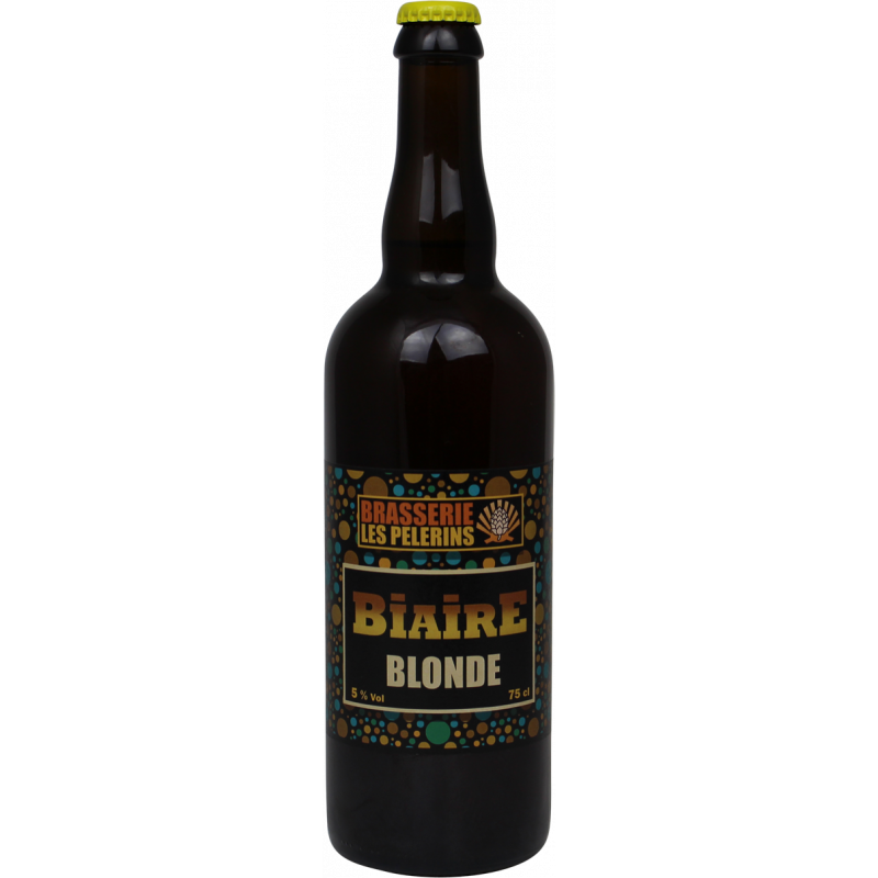 Photographie d'une bouteille de bière Biaire Blonde 75cl
