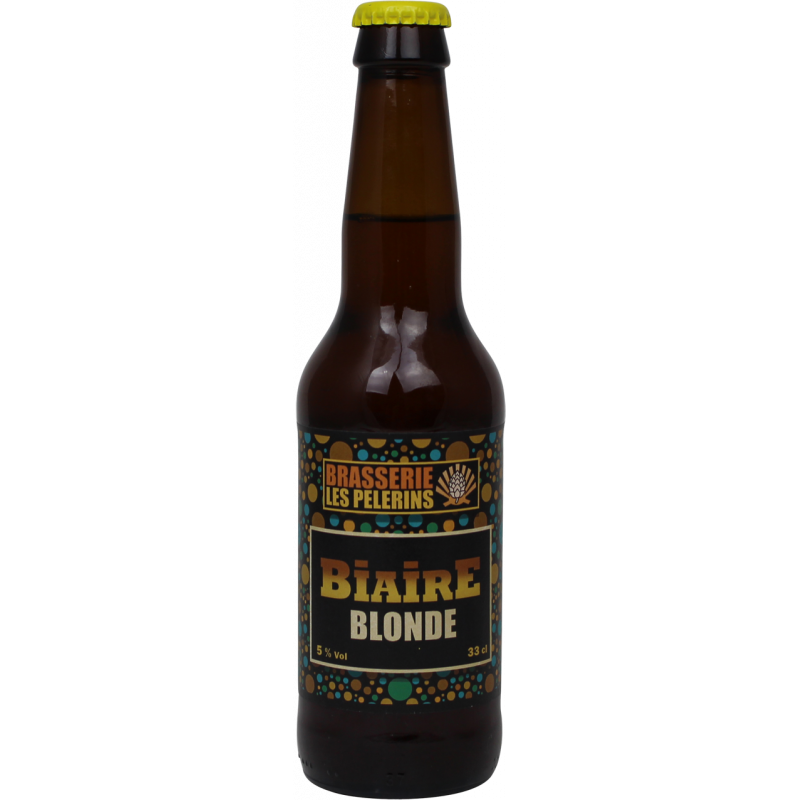 Photographie d'une bouteille de bière Biaire Blonde 33cl