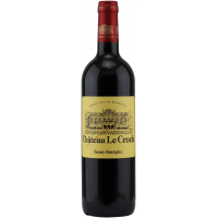 Photographie d'une bouteille de vin rouge chateau le crock saint estephe aoc rouge 2019 75 cl cb
