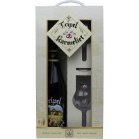 COFFRET TRIPLE KARMELIET 4 BOUTEILLES + 1 VERRE