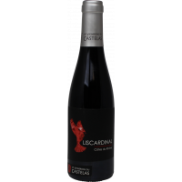 Photographie d'une bouteille de vin rouge LISCARDINAL CASTELAS CDR
