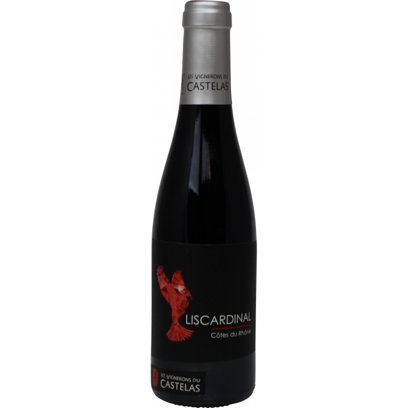 Photographie d'une bouteille de vin rouge LISCARDINAL CASTELAS CDR